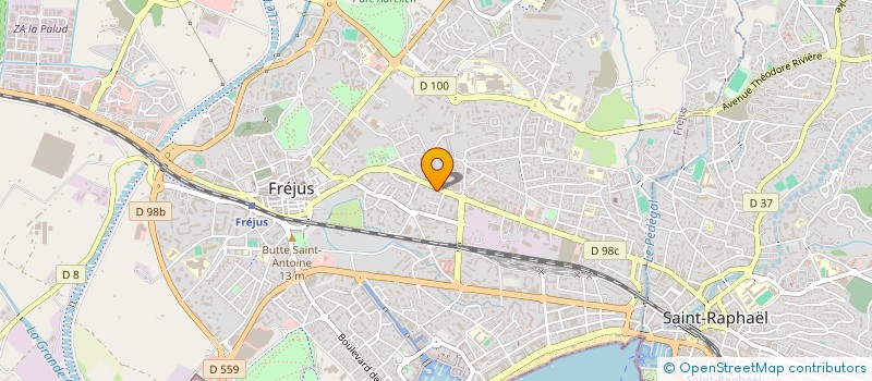 localisation de l'entreprise BAT SER à FREJUS