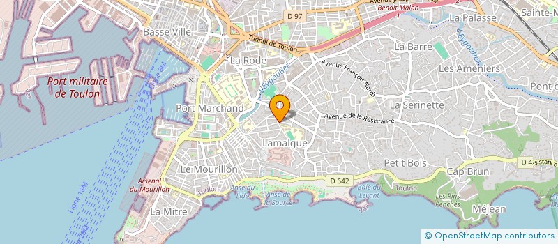 localisation de l'entreprise BAT SERVICES  TOULON