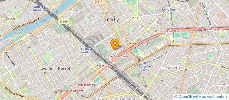 localisation de l'entreprise BAT SERVICES à CLICHY