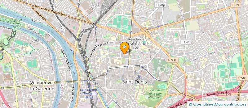 localisation de l'entreprise BAT-SERVICES  SAINT-DENIS