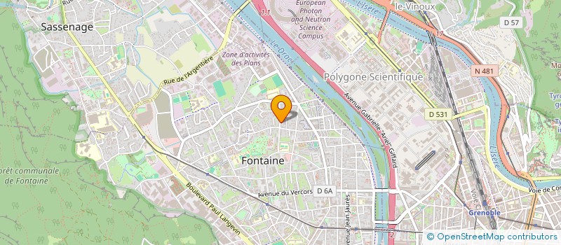 localisation de l'entreprise BAT SH  FONTAINE