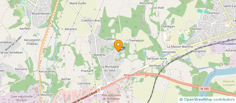 localisation de l'entreprise BAT & SHOP à CAUDAN