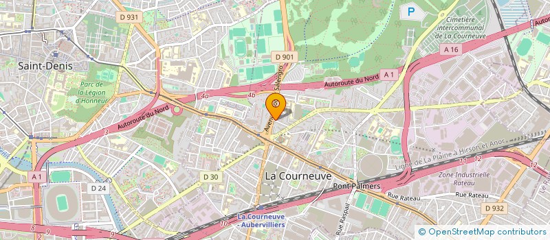 localisation de l'entreprise BAT SINGH à LA COURNEUVE