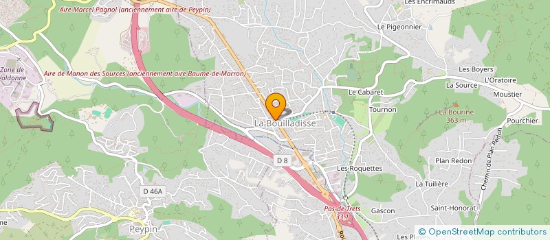 localisation de l'entreprise BAT STAG  LA BOUILLADISSE