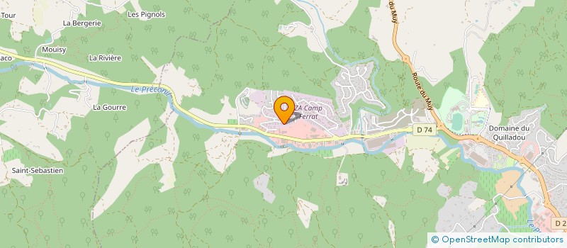 localisation de l'entreprise BAT SUD à SAINTE-MAXIME