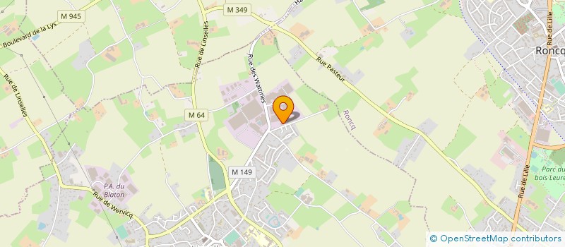 localisation de l'entreprise BAT'SUP à LINSELLES