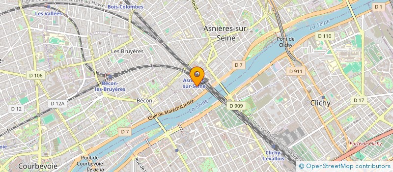 localisation de l'entreprise BAT.SYS à ASNIERES-SUR-SEINE