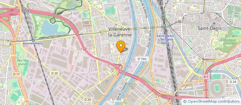 localisation de l'entreprise BAT TER à VILLENEUVE-LA-GARENNE