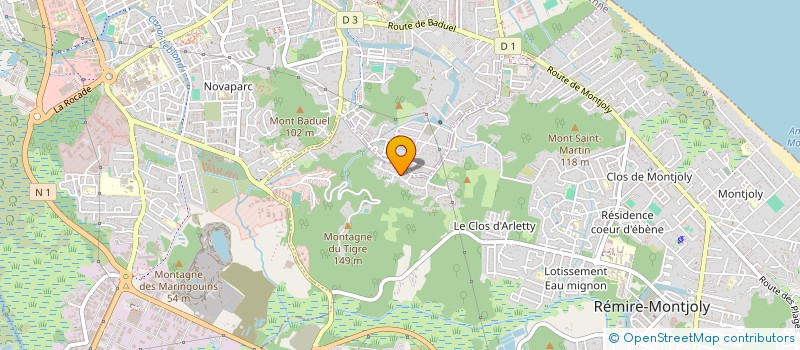 localisation de l'entreprise BAT TOUT + à REMIRE-MONTJOLY