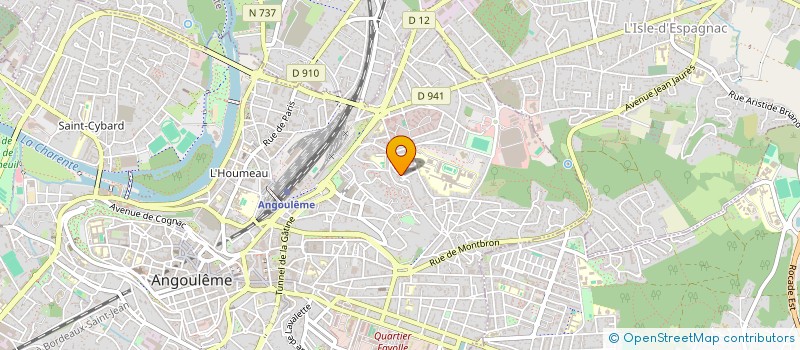 localisation de l'entreprise BAT& TP à ANGOULEME