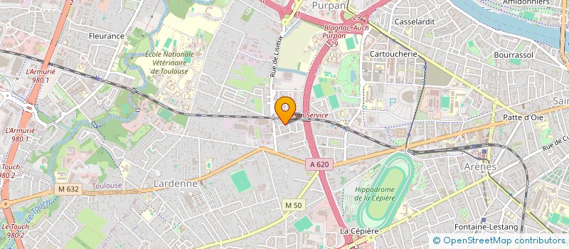 localisation de l'entreprise BAT & TRANS à TOULOUSE
