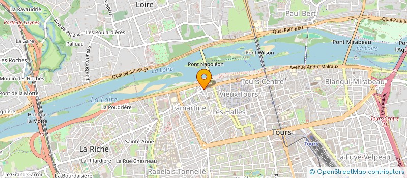 localisation de l'entreprise BAT-UP à TOURS
