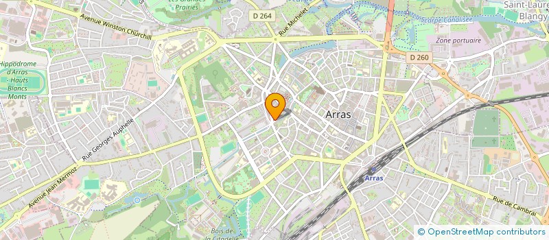 localisation de l'entreprise BAT'XP à ARRAS