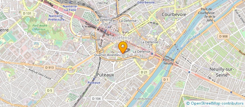 localisation de l'entreprise BATA FRANCE DISTRIBUTION à PUTEAUX