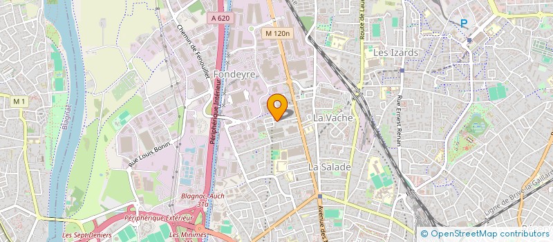 localisation de l'entreprise BATA SOCIETE IMMOBILIERE à TOULOUSE