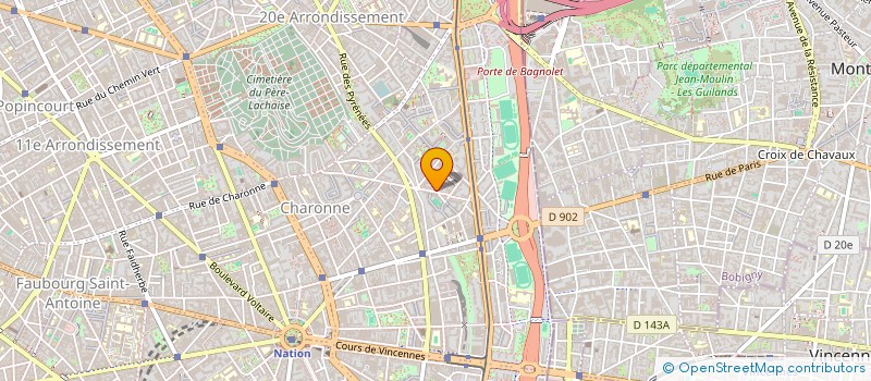 localisation de l'entreprise BATAB  PARIS