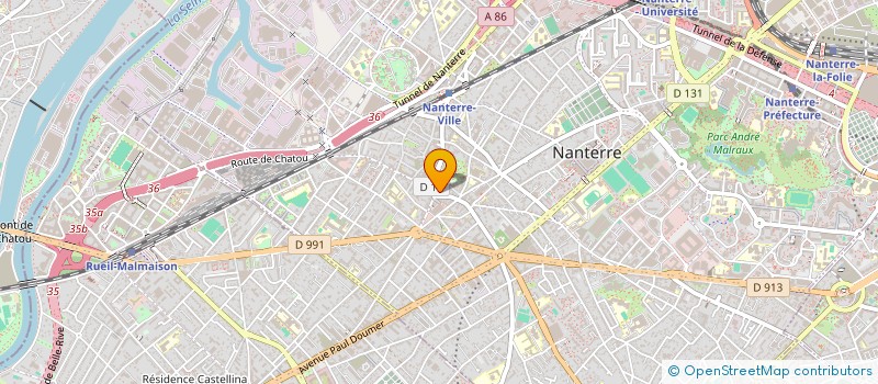 localisation de l'entreprise BATACCA à NANTERRE
