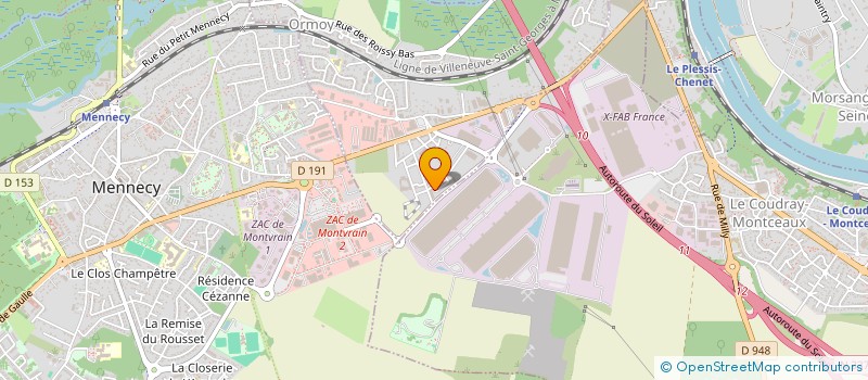 localisation de l'entreprise BATAGNE GENERATION  ORMOY