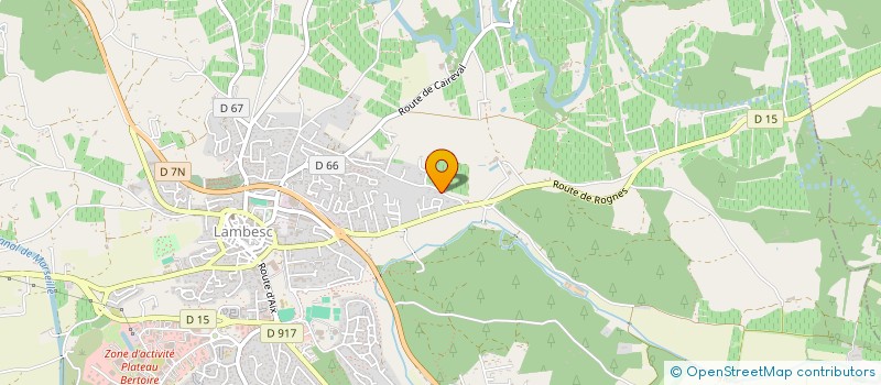 localisation de l'entreprise BATAIL  LAMBESC