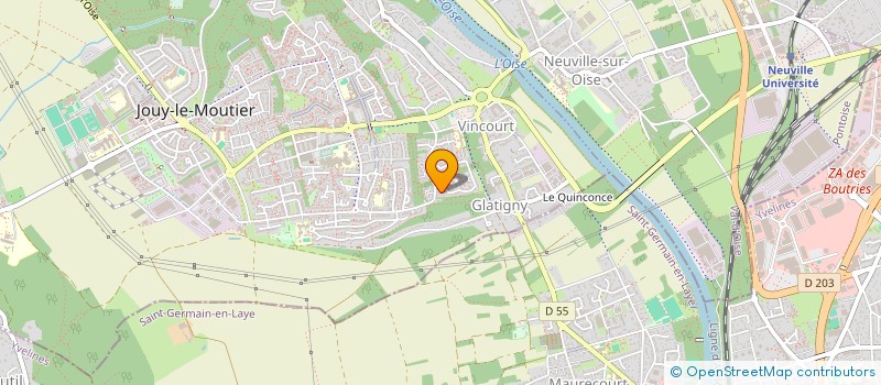 localisation de l'entreprise BATAIL-INVEST  JOUY-LE-MOUTIER