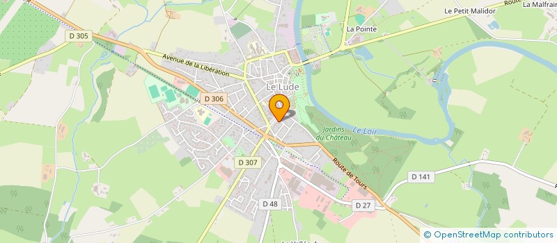 localisation de l'entreprise BATAILL'DISTRI  LE LUDE