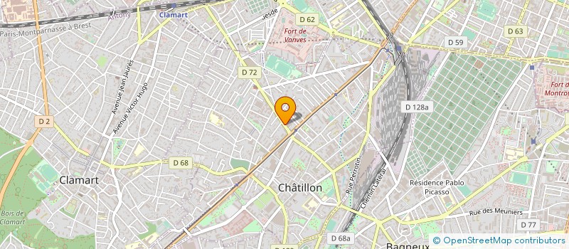 localisation de l'entreprise BATAILLE à CHATILLON