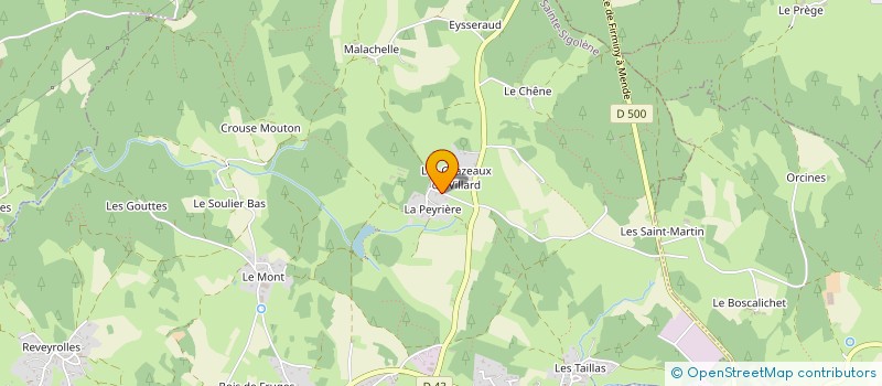 localisation de l'entreprise BATAILLE à SAINTE-SIGOLENE