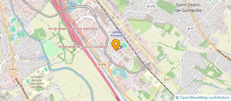 localisation de l'entreprise BATAILLE/DU PASSAGE  LABEGE