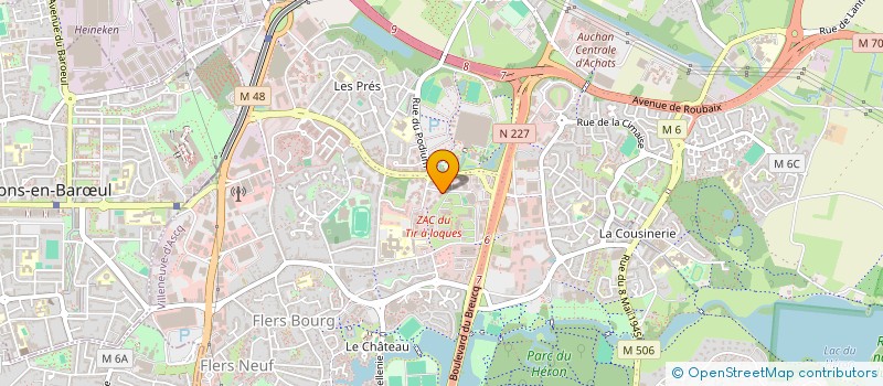 localisation de l'entreprise BATAILLE ET RENARD à VILLENEUVE-D'ASCQ