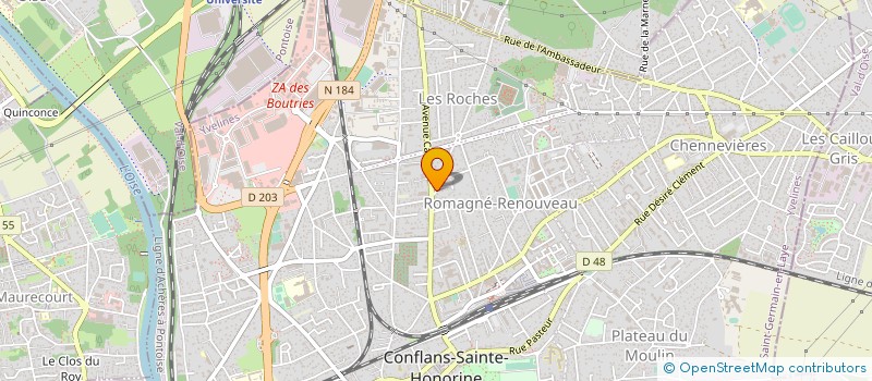 localisation de l'entreprise BATAILLE & FILS à CONFLANS-SAINTE-HONORINE