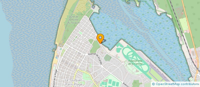 localisation de l'entreprise BATAILLE-LEDUC à LE TOUQUET-PARIS-PLAGE