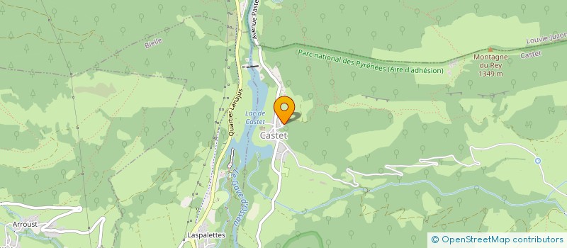 localisation de l'entreprise BATALADOC  CASTET