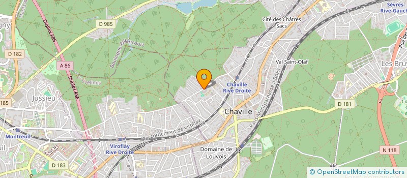 localisation de l'entreprise BATAME INVEST à CHAVILLE