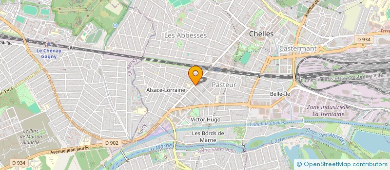 localisation de l'entreprise BATANCH  CHELLES