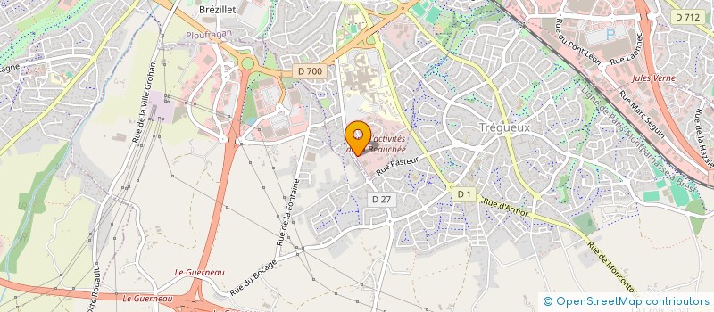 localisation de l'entreprise BATAPAM à SAINT-BRIEUC