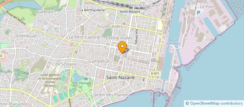 localisation de l'entreprise BATARD ANTOINE ET BATARD JULIE  SAINT-NAZAIRE