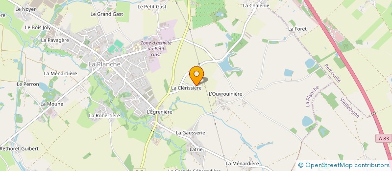 localisation de l'entreprise BATARD HOLDING à LA PLANCHE