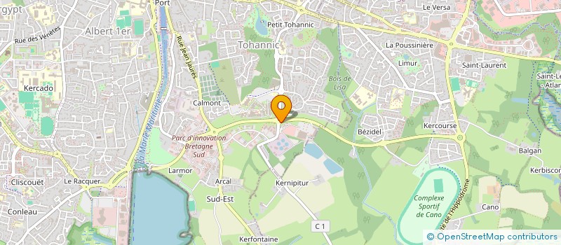 localisation de l'entreprise BATAUBAZ à VANNES