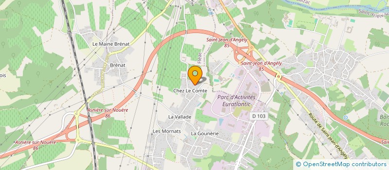 localisation de l'entreprise BATAUBIN à FLEAC