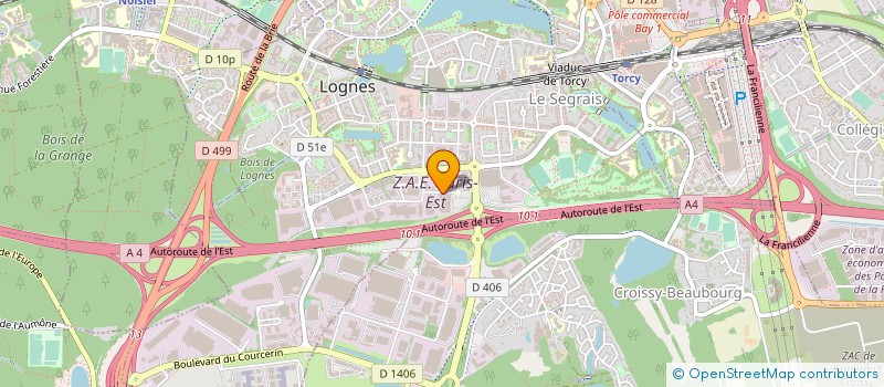 localisation de l'entreprise BATAUDIT à LOGNES