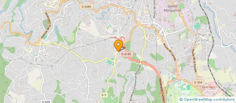 localisation de l'entreprise BATAZUR  GRASSE