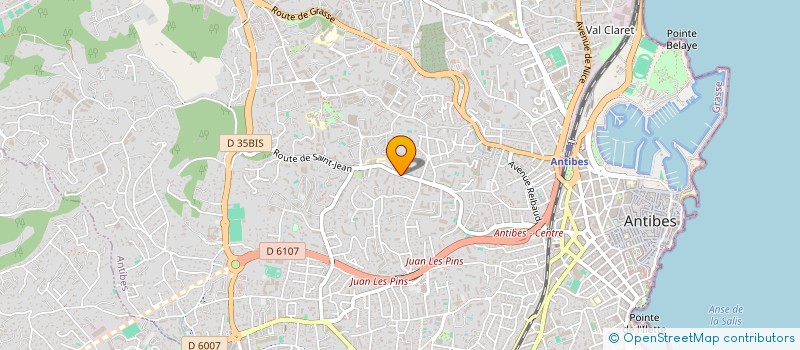 localisation de l'entreprise BATAZUR06 à ANTIBES