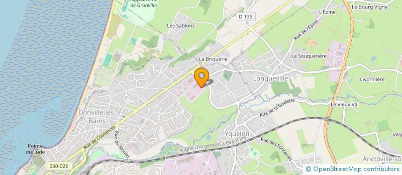 localisation de l'entreprise BATC PRODUCTION à DONVILLE-LES-BAINS
