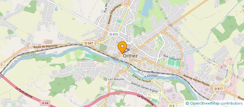 localisation de l'entreprise BATCAVEORTHEZ  ORTHEZ