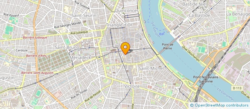 localisation de l'entreprise BATCH à BORDEAUX