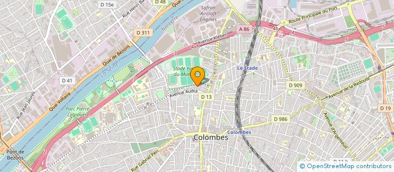 localisation de l'entreprise BATCH CONSULTING  COLOMBES
