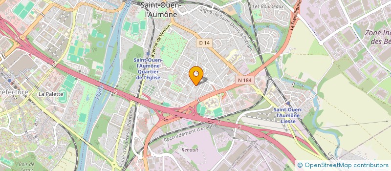 localisation de l'entreprise BATCHA PATRIMOINES à SAINT-OUEN-L'AUMONE