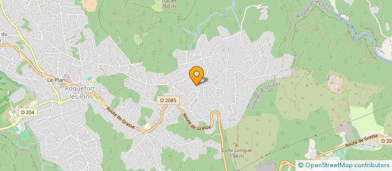 localisation de l'entreprise BATCHARGE  ROQUEFORT-LES-PINS