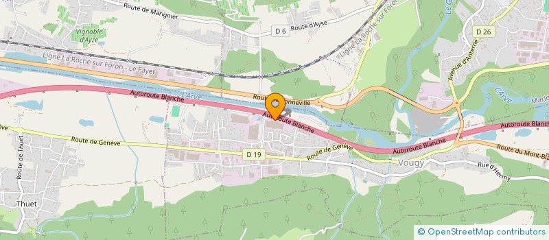 localisation de l'entreprise BATCHAU  VOUGY