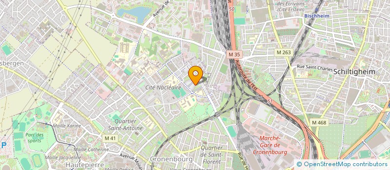 localisation de l'entreprise BATCHEVE à STRASBOURG